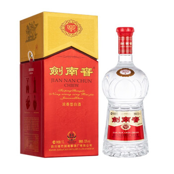 剑南春水晶剑52度1000ml（1L）单瓶装浓香型白酒【婚宴