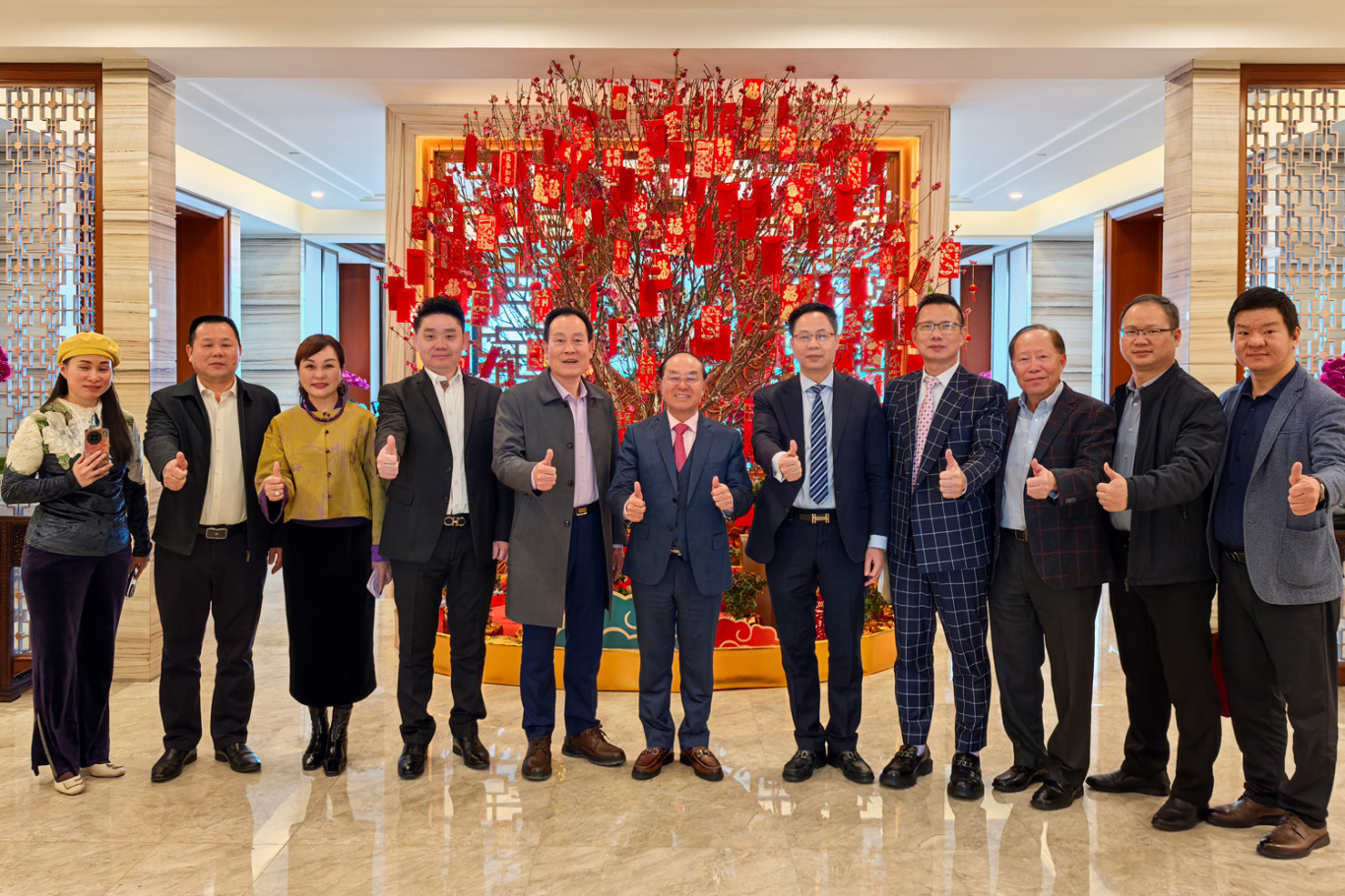贡河酒叶志聪出席广东省制造业协会会长拜年交流会